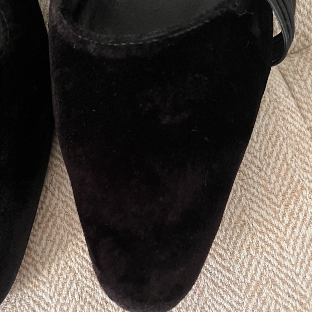J. Jill Women's Mules in Velvet Black with details in Size 6.5M - Picture 4 of 12